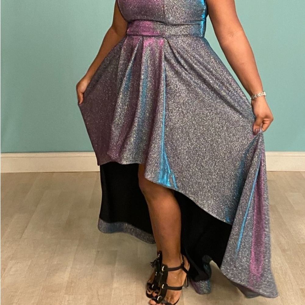 Elegant Multicolor Evening Dress